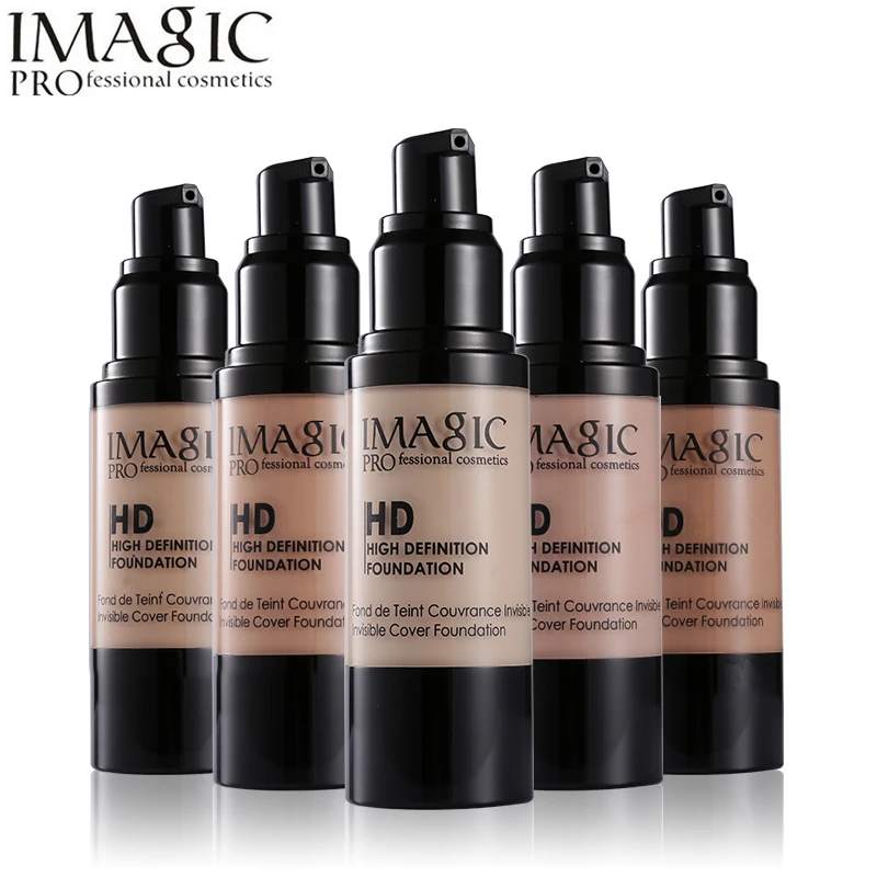 

IMAGIC Professional Face Makeup High Definition Liquid Foundation Concealer Palette Waterproof Flawless Coverage Base 30ml