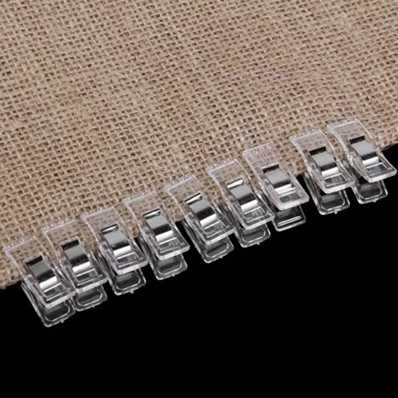 50pcs/ pack Sewing Clip Craft Quilt Binding Plastic File Clips Clamps