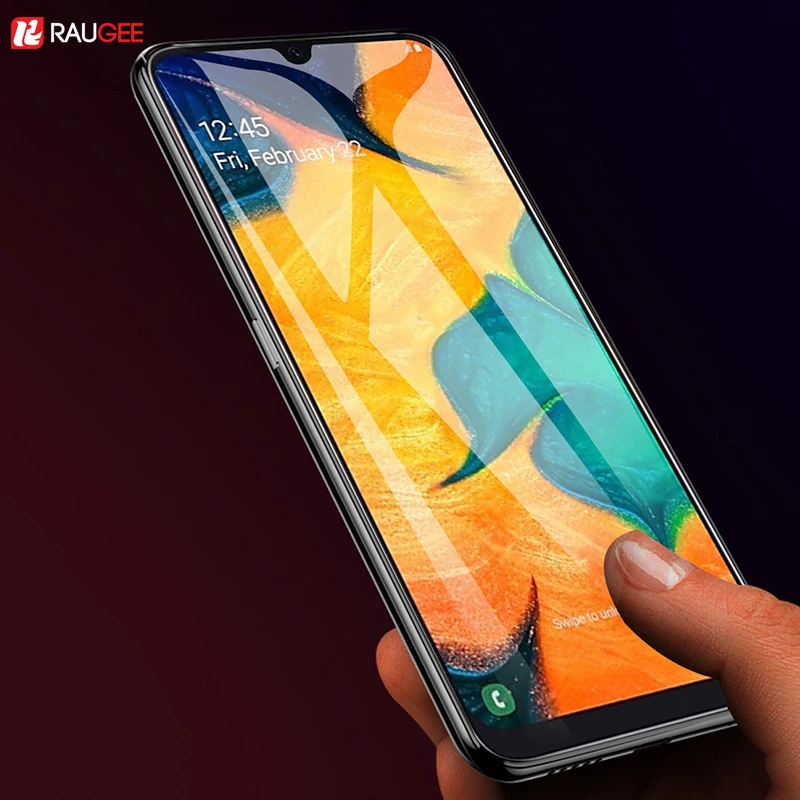 Raugee защита для экрана Samsung Galaxy A70 закаленное стекло Защита против царапин A50 A30 A40 |