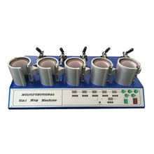 2017 New and Hot sales Mug Heat Press Printer 5 in 1 Automatic digital Thermal Mug Transfer Printer on high quality