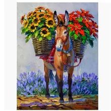 Пользовательские фото Алмазная вышивка распродажа Ослик Алмазная картина вышивка крестиком картины из стразов полный квадратный дрель украшение