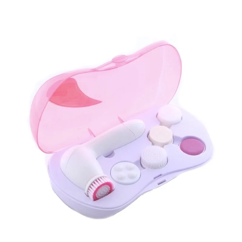 6 in 1 Electric Face Cleanser, Multi function Rotary Facial Cleansing