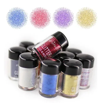 

Glitter Eye Shadow Cosmetics Makeup Diamond Loose Eyes Pigment Powder Woman Cosmetics Make Up Eyeshadow 12pcs/set WD