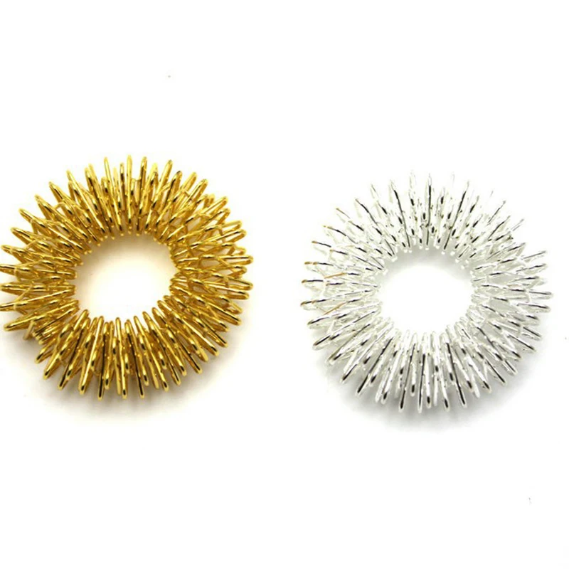 5Pcs Finger Massage Ring Acupuncture Acupressure Health Care Body Massager