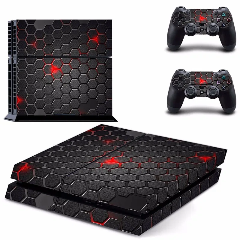 

HOMEREALLY Stickers Green Camouflage Vinyl Cover Decal PS4 Skin Sticker for Sony Play Station 4 Console and Controller Skin PS4