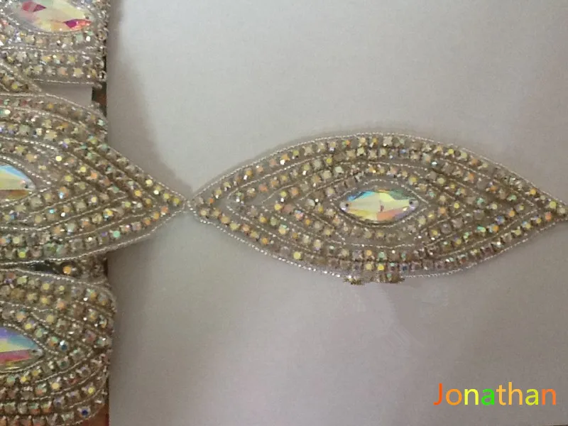 New arrival Luxurious crystal Rhinestone embellishment Bridal Sash