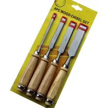 4 шт./компл. дерево цвет резьба по дереву нож гравировальный костюм деревообрабатывающие долота прочный плоское долото плотник долото