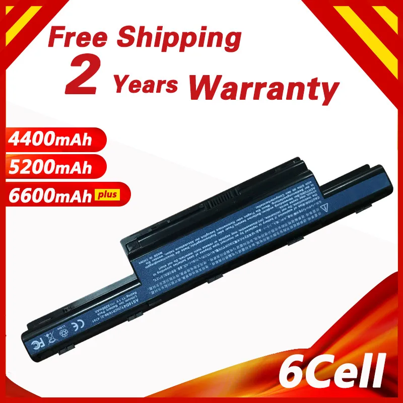 11.1v Laptop battery for ACER AS10D31 AS10D41 AS10D51 AS10D61 AS10D75 AS10D75 AS10D81 AS10G3E 5742G 5552G 5750G 5741