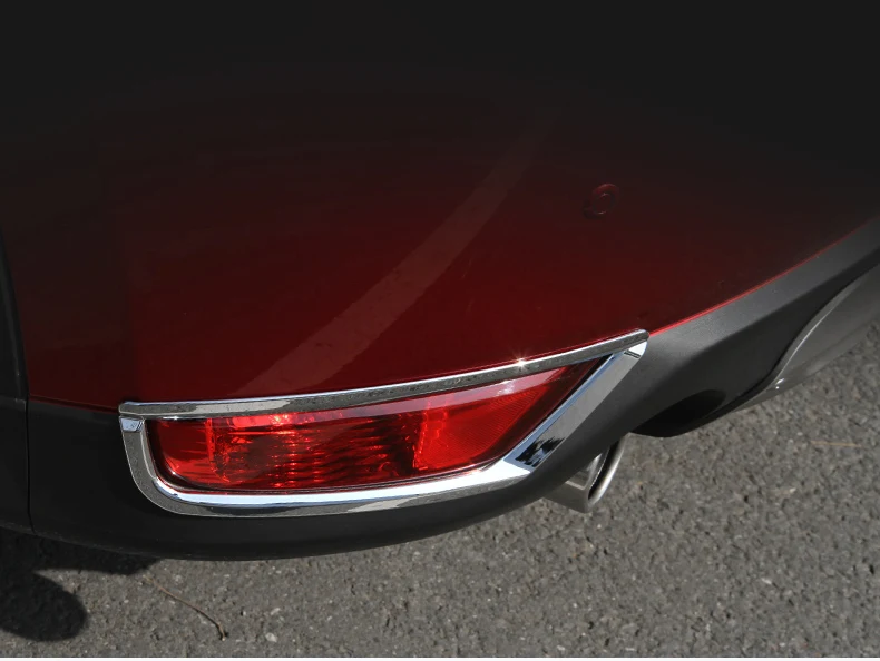ABS хромированный Автомобильный задний противотуманный рефлекторный светильник, накладка на бампер, декоративная рамка для Mazda CX-5 CX5 CX 5, аксессуары