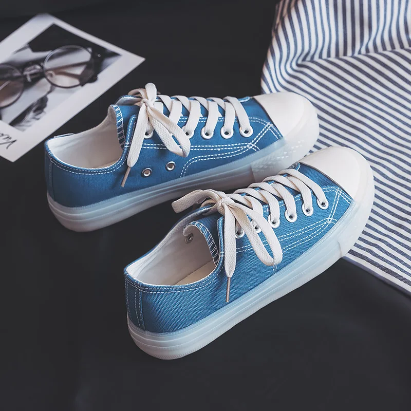 

Women Pink Shoes Canvas Vulcanized Sneakers Basic Concise Shoe Jelly Sole Solid Color Skateboard Shoes All Match 2019 New 35-40