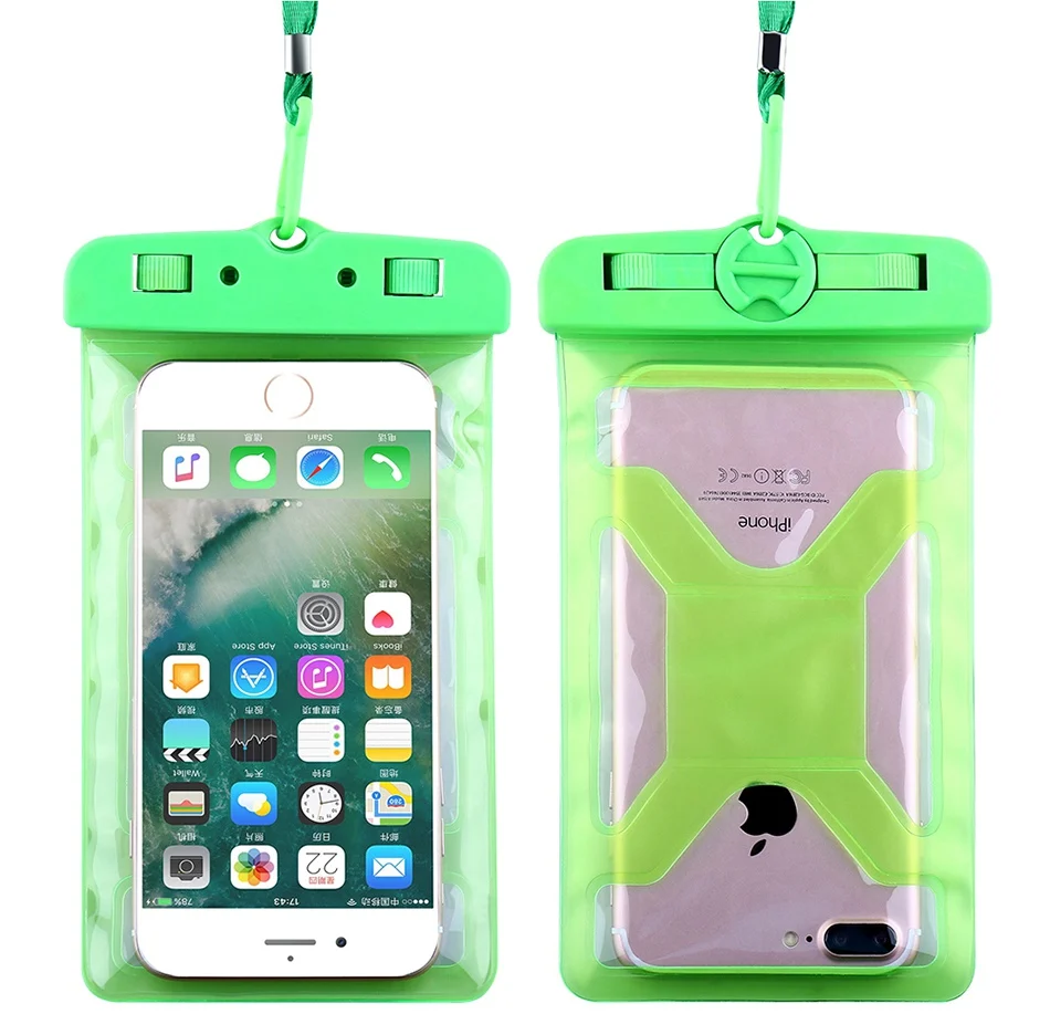 6.2Universal IPX8 Waterproof Phone Bag Case For Samsung iPhone Huawei Xiaomi HTC LG (16)