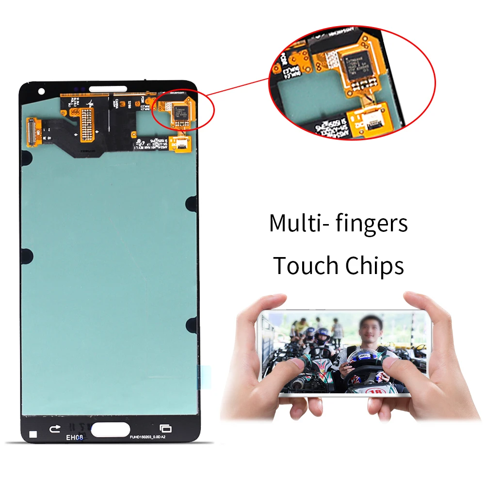 5," супер AMOLED для SAMSUNG Galaxy A700 ЖК сенсорный экран дигитайзер для SAMSUNG A7 дисплей A700 дисплей#1