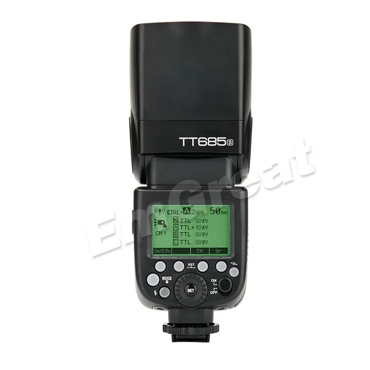 Godox TT685S GN60 ttl вспышка светильник Speedlite 230 Полная мощность Авто/Ручное Масштабирование для sony DSLR камер A77II A7RII A7R A58 A99