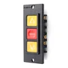 Rolling Door Up Down Stop 3 Buttons Black Plastic Housing Push Button Switch ► Photo 2/6