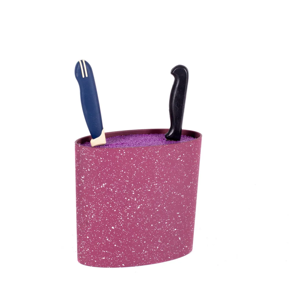 

STAND FOR KNIVES SATOSHI WITH SEPARATORS 16*6.5*16 cm plastic knives tool storage for kitchen 838-025