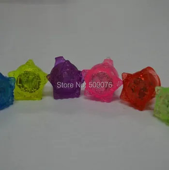 

Free shipping 24pcs/lot led flashing ring led finger lights led love ring star finger ring for party&event supplies