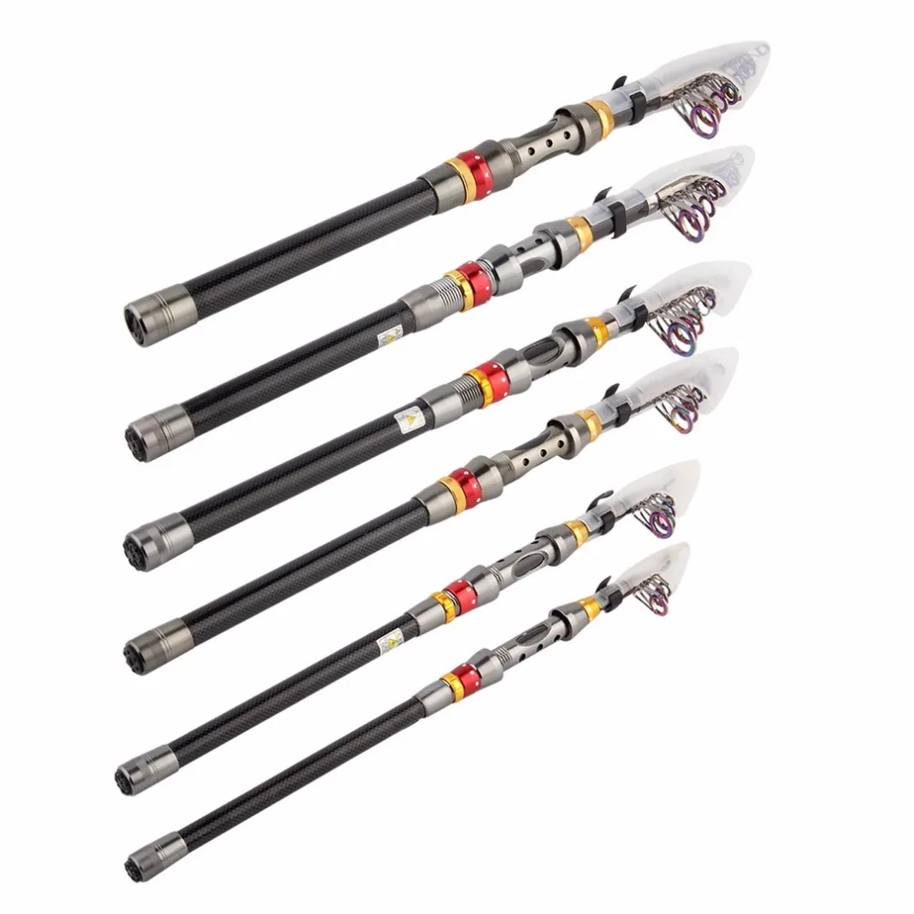 

2016 new Super Light Carbon Portable Telescopic Pole Saltwater Casting Spinning Fish Pole Hand Sea Fish Tackle new arrival