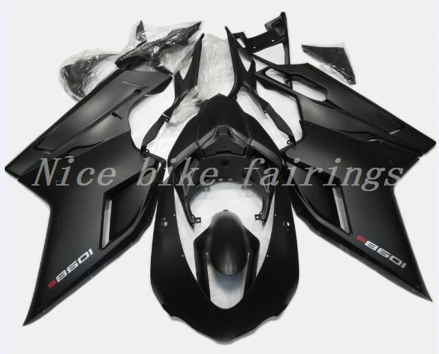 

3Gifts New ABS Motorcycle bike Fairings Kit Fit for DUCATI 848 1098 1198 1098R Fairing Bodywork Set custom matte black