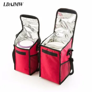 

LDAJMW Practical Portable Ice Bags Waterproof Oxford Cooler Bag Lunch Bag Leisure Picnic Packet Bento Box Food Storage Bag