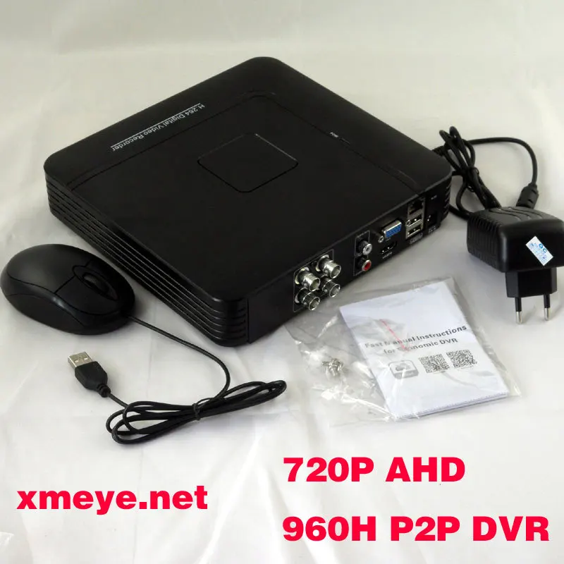  NEW 4 CH Channel H.264 Home Network Mini CCTV 1080p HDMI AHD DVR NVR P2P Security Video Recorder 