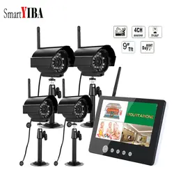 SmartYIBA 9 дюймов 720 P CCTV товары теле и видеонаблюдения DVR комплект De наблюдения дома DVR NVR безопасности камера системы 4 камера s на выбор