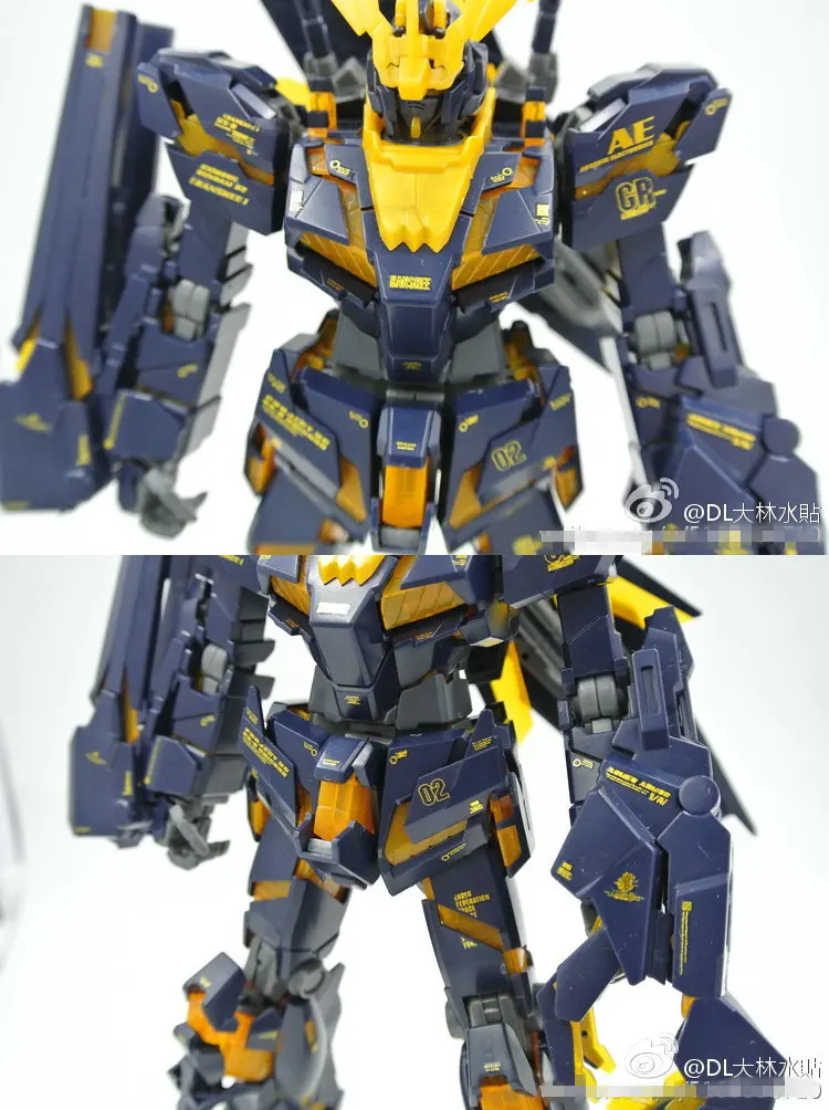 N Banshee Norn D.L high quality Bronzing Decal water paste For Bandai RG RX-0 N Banshee Norn D.L high quality Bronzing Decal water paste For Bandai RG RX-0