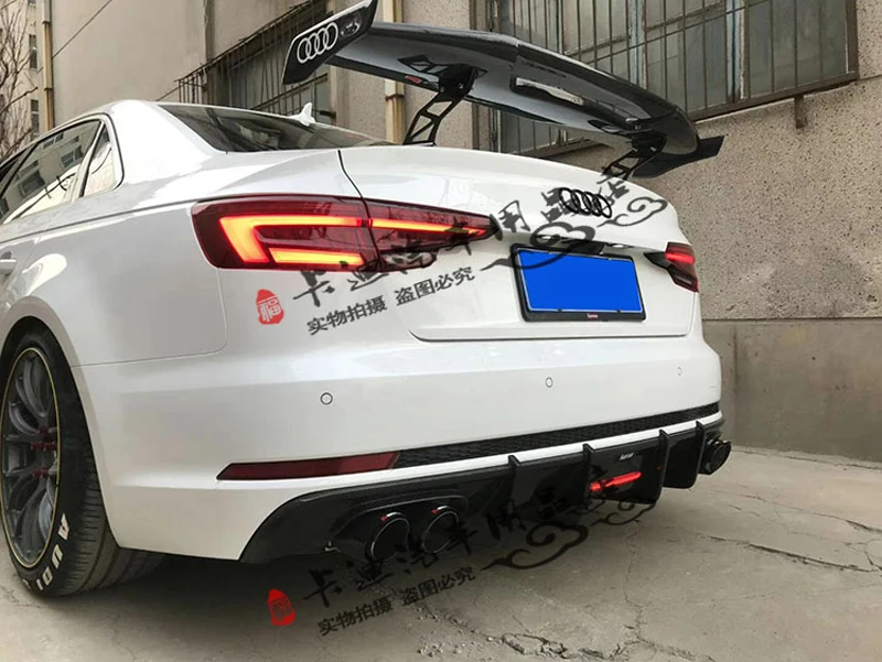 Для Audi S4 A4 B8 B9 высококачественный спойлер багажника из углеродного волокна MAD style 2009-UP