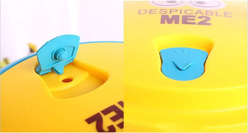 Cartoon Minion Stainless Steel Lunchbox For Kid Tiffin Boxes Thermal Bento For School Students Tableware (9)