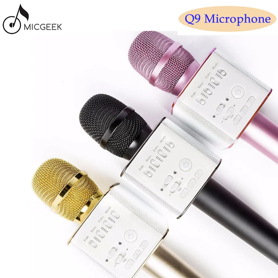 Оригинальный фирменный микрофон MicGeek Q9 для караоке беспроводной