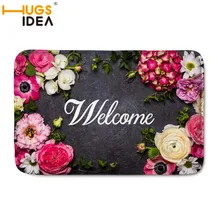 HUGSIDEA Kawaii цветы приветственные напольные коврики с принтом ванная комната кухонные ковры коврики коврик для гостиной Противоскользящий Tapete