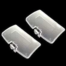 2 шт. кристально чистый прозрачный белый батарейный отсек для nintendo Запчасти для Gameboy GBC