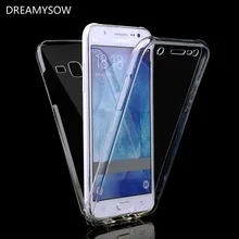 360 полной защиты Мягкие TPU чехол для samsung Galaxy A3 5 7 A6 8 J3 J5 J7 S6 7 8 9