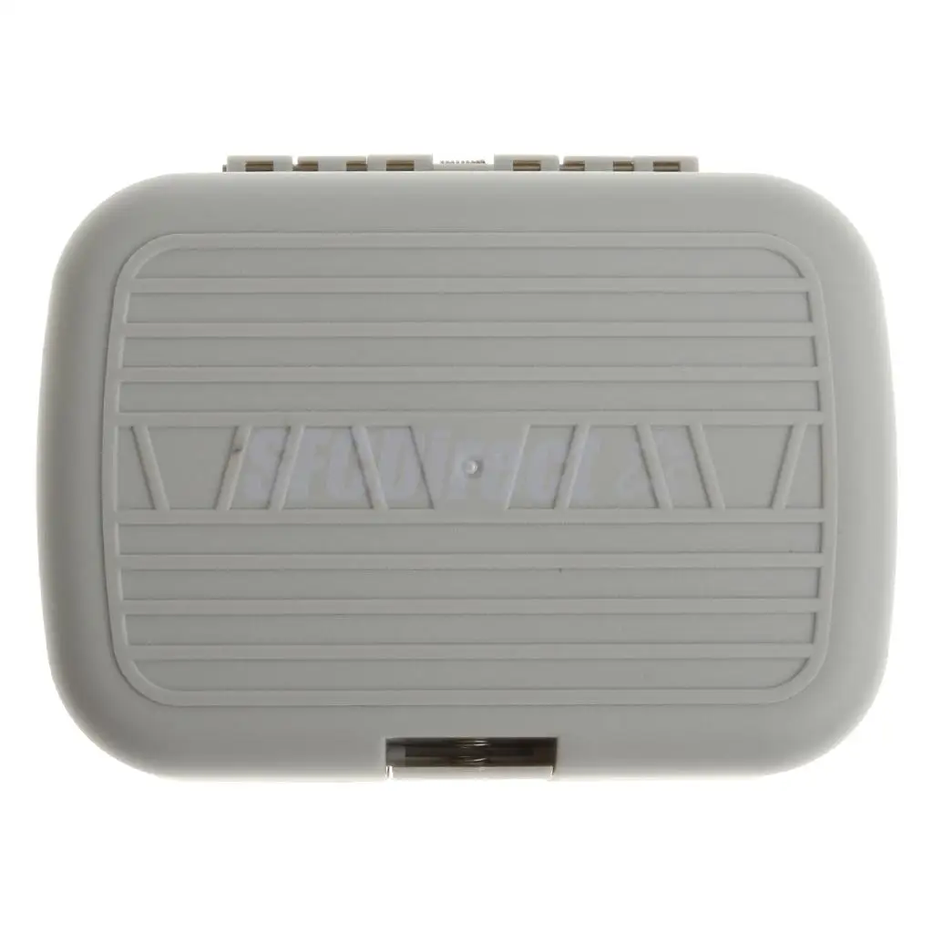 

Plastic Fly Box Slit Foam Double Side Fly Fishing Tackle Box Hold 150 Flies