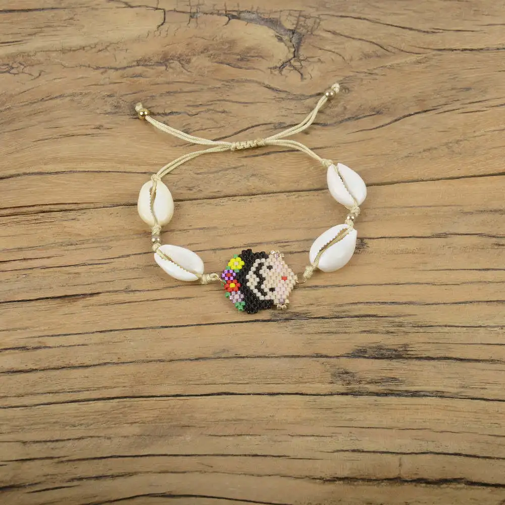 

Shinus Delica Miyuki Bracelet Mexican Bracelets For Women Pulseras Mujer 2019 Handmade Bohemian Shell Summer jewelry Bileklik