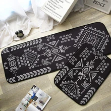 13 видов стилей, новинка, черный геометрический ковер, коврики для гостиной, спальни, прихожей, ванной, кухонных ковриков.# a