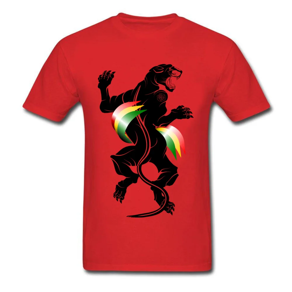 Panther Reggae Traditional Tattoo_red