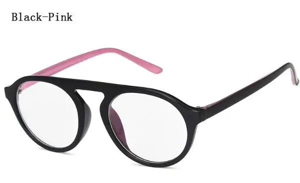 Ретро Круглый прозрачный очки для Для женщин Для мужчин прозрачного стекла очки близорукость дальнозоркость, оптические линзы предписанные оправы очков L3 - Цвет оправы: 5