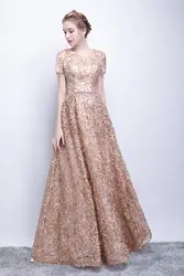 Vestidos de noiva 2019 дешевые хаки совок кружева длинное вечернее платье с поясом вечернее платье для выпускного вечера вечерние платья на заказ