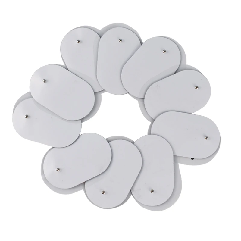 

10Pcs/lot 3.5mm Plug Gel Electrode Pads For Nerve Muscle Stimulator/Slimming Massager/TENS Acupuncture Pulse Electric Massager