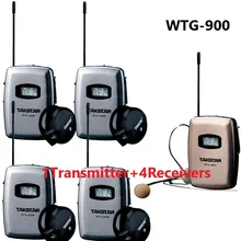 Takstar WTG-900/WTG900 4-person Group Guide/ассистивная система прослушивания пакет церковный 1 передатчик 4 приемника