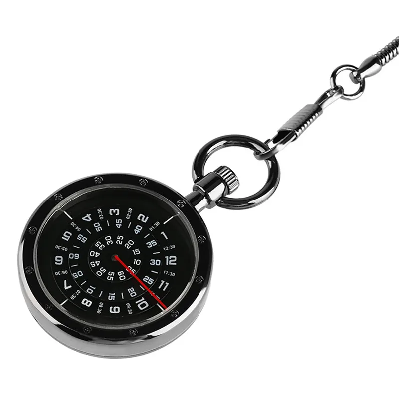 Новые роскошные Простые Белые Кварцевые Fob часы арабские цифры подарок для карманные часы для женщин для мужчин с цепочки и ожерелья relogio de