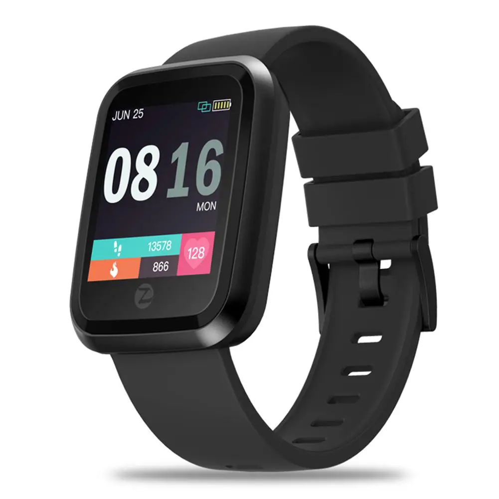 

BEESCLOVER Smart Watch for Android IOS watch Zeblaze Crystal 2 Smartwatch IP67 Waterproof Heart Rate Monitor Color Display r25