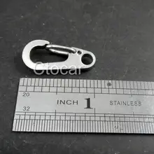 50 шт. брелок из нержавеющей стали защелкивающийся крюк 1 дюйм зажимы