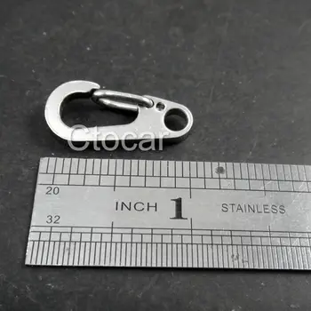 

50 pcs Stainless steel Key chain Snap Hook 1 inch Clips Free shipping