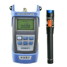 2 em 1 kit de ferramentas de fibra óptica ftth com medidor de potência óptica e 10mw localizador visual de falhas uso ftth fibra óptica caneta teste