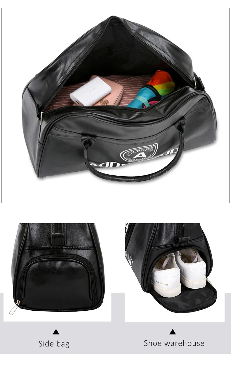 Уличные багажные сумки, спортивная сумка для спортзала для женщин и мужчин, водонепроницаемая ПУ сумка на плечо для фитнеса, тренировок, большая туристическая дорожная сумка для йоги