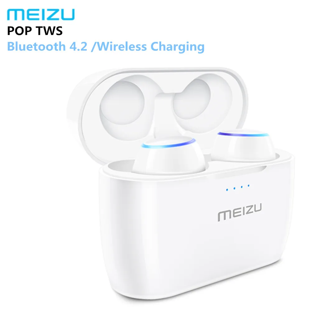 

Original Meizu POP TWS Dual Wireless Bluetooth Earphones Sports In-Ear Earbuds IPX5 Waterproof With Microphone Wireless Charging
