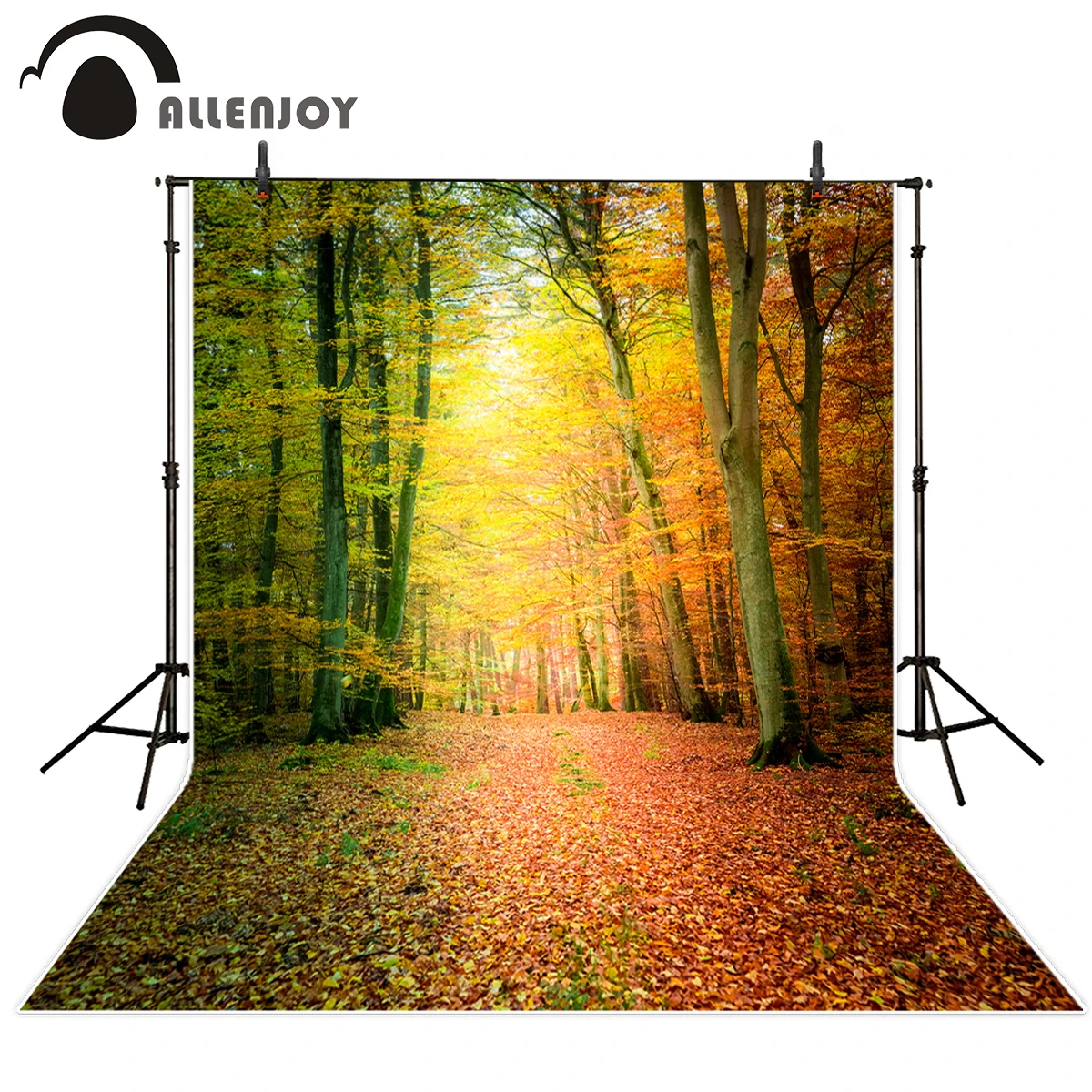 Allenjoy photography backdrop autumn tree dreamy golden