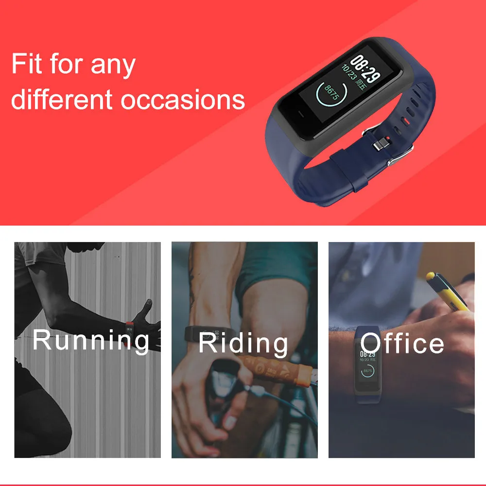 Sillicone-Wrist-Strap-For-Huami-Amazfit-Cor-2-Smart-Wristband-Replacement-Comfy-Colorful-Bracelet-For-Amazfit (2)