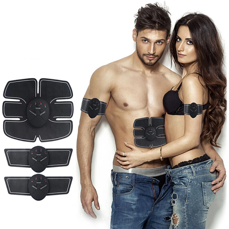 Muscle Electro Stimulator EMS ABS Electrostimulator Abdominal Electric Massager Training Apparatus font b Fitness b font